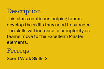 Book Scent Work Skills 4