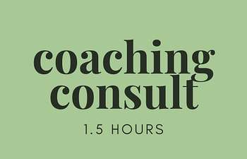 Book Coaching • Consultation