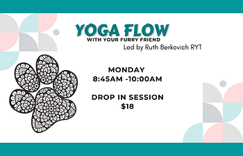 Book Drop In - Yoga Flow with your Furry Friend (25min Walk /45min Yoga)