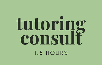 Book Tutoring • Consultation