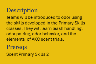 Book Beginner Scent Work 1