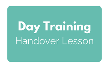 Book Day Training Handover Lesson