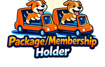 Book Dog Dash- Package/Membership Holder