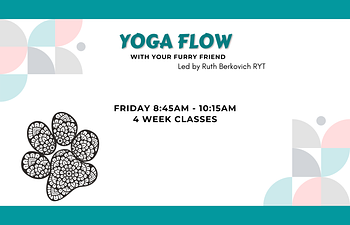 Book Yoga Flow with your Furry Friend (25min Walk / 1h Yoga)