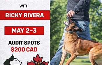 Book Audit - Dog Sport Seminar w/ Ricky Rivera 