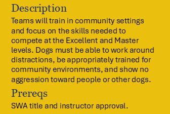 Book Scent Work in the Community