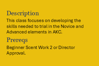 Book Beginner Scent Work 3